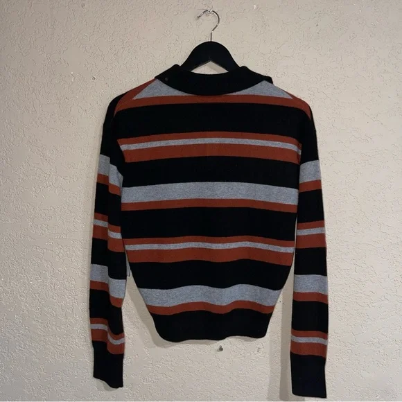 Guest In Residence | NWT! COLLEGIATE CASHMERE STRIPE POLO - Picture 6 of 6